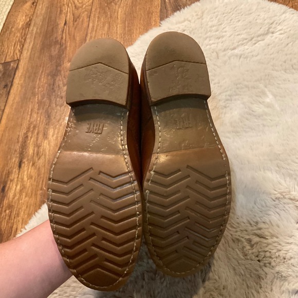 Brown Leather Frye Veronica Flex Lace-Up Boots - Picture 9 of 11